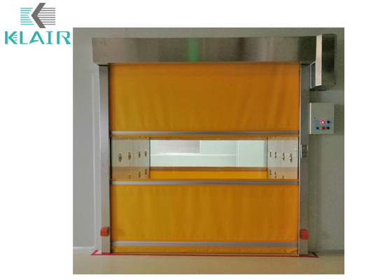 Fast Rolling Curtain Door Cargo Air Shower พร้อมโฟโตอิเล็กทริคเซนเซอร์