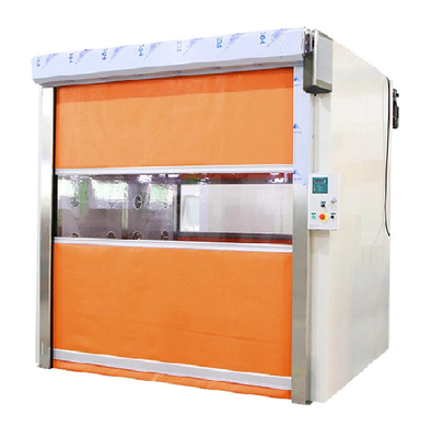 Fast Rolling Curtain Door Cargo Air Shower พร้อมโฟโตอิเล็กทริคเซนเซอร์