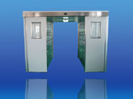 ห้องอาบน้ำอัตโนมัติสำหรับประตูเลื่อนอัตโนมัติสำหรับการกำจัดฝุ่นละอองของบุคคล / สินค้า