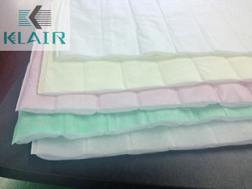 สื่อกรองสังเคราะห์ถุงกรองประสิทธิภาพสูงสำหรับ HVAC คลาส M5 M6 F7 F8 F9